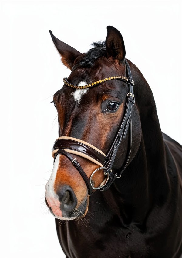 LeMieux Kudos Dressage Bridle Black Leather-5