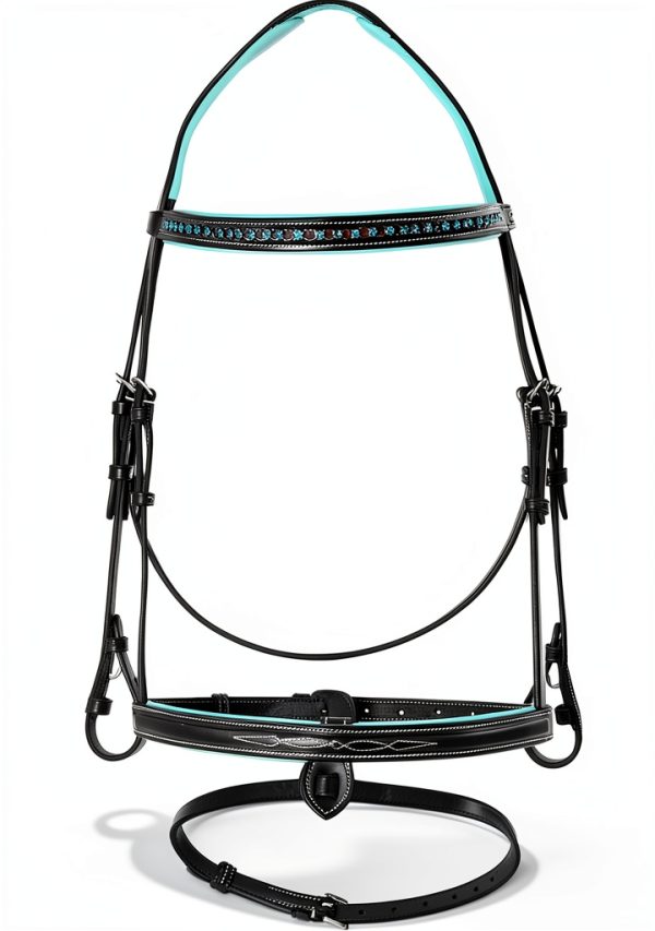 ExionPro Horse Jumping Snaffle Bridle Leather-1
