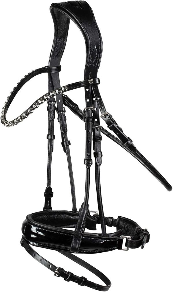 Genuine Leather Horse Bridle Horze Equestrian Bridle-0
