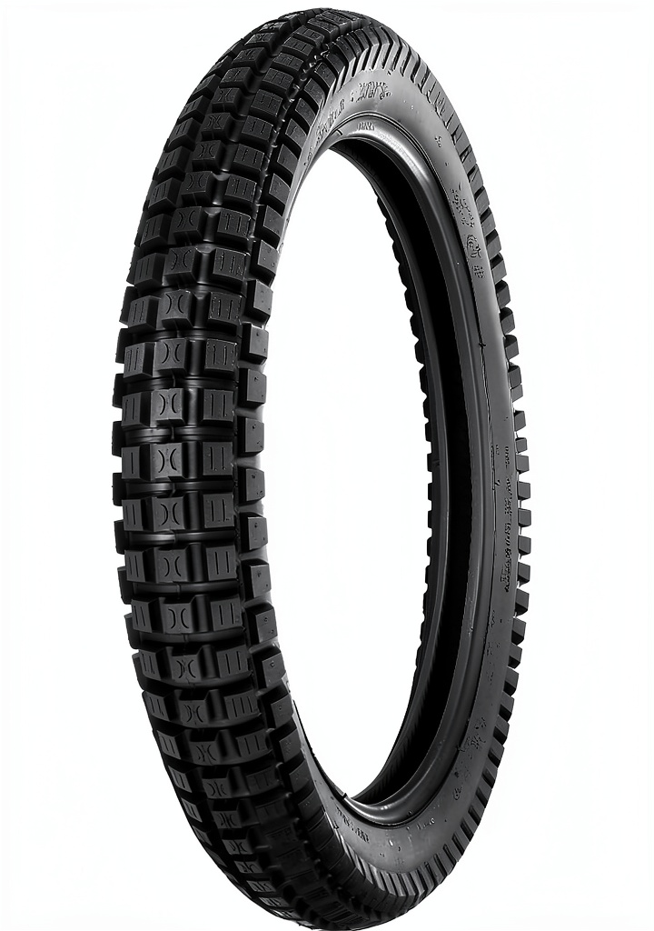 Installing Shinko 275/17-17 Bias Ply Motorcycle Tire on a wooden workbench