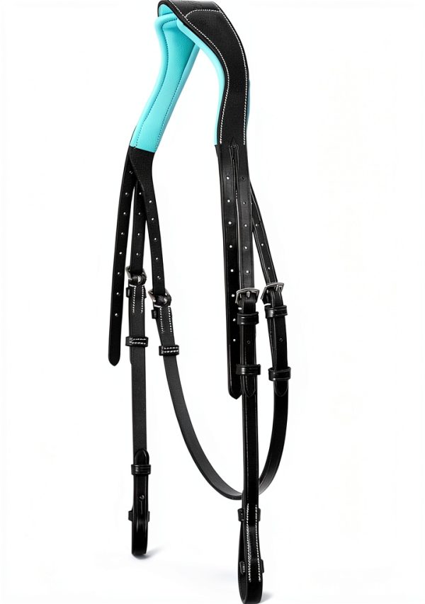 ExionPro Horse Jumping Snaffle Bridle Leather-2