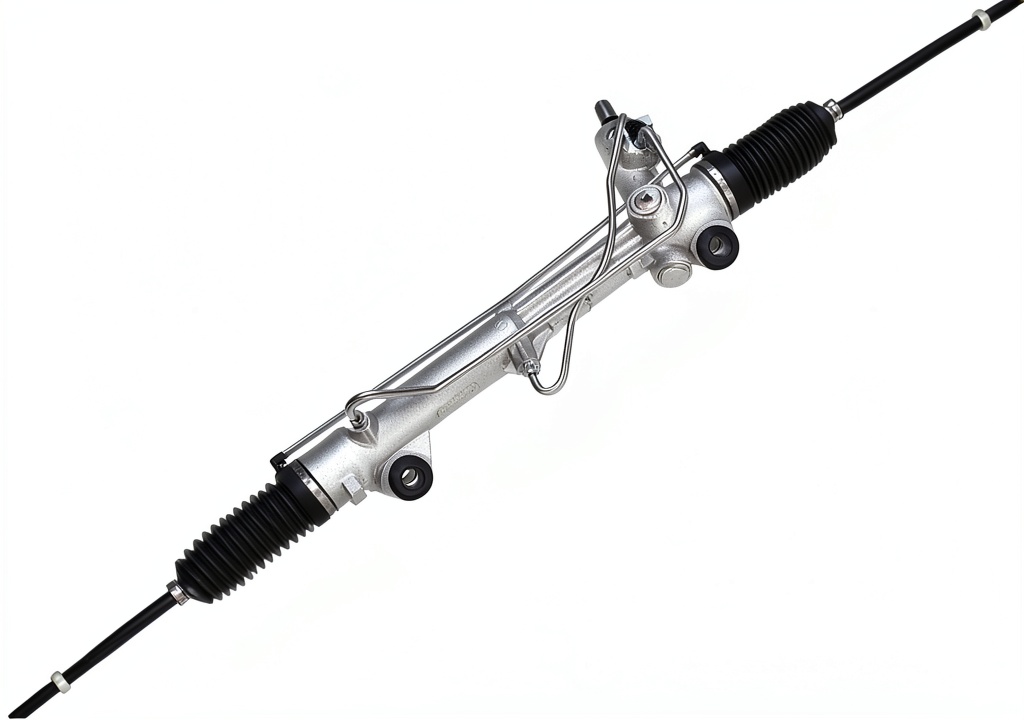 Detroit Axle rack and pinion kit installed in a Ford Mustang