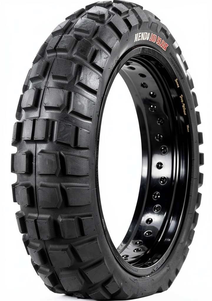 Kenda Big Block K784 Dual Sport Rear Tire on a motorcycle