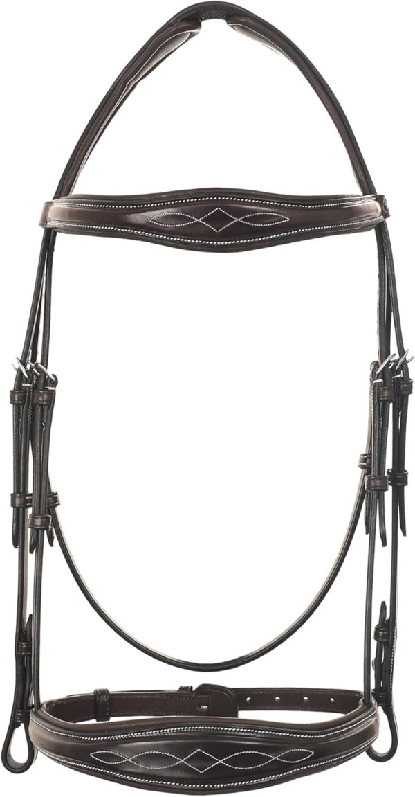 Equestrian Bridle ExionPro Leather Design Black-1