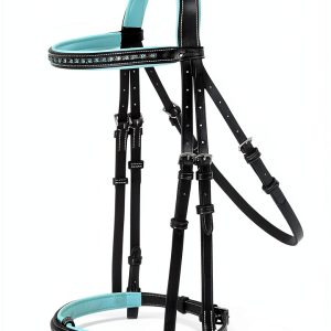 ExionPro Horse Jumping Snaffle Bridle Leather-0