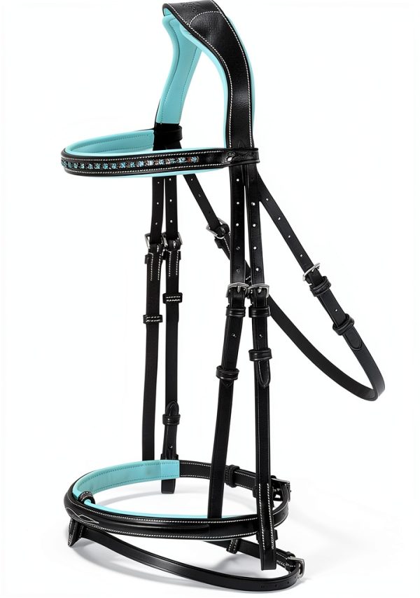 ExionPro Horse Jumping Snaffle Bridle Leather-0