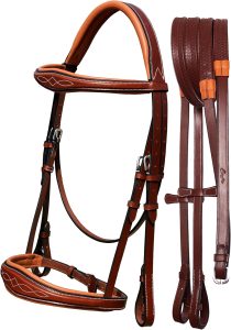 Equestrian Bridle ExionPro Leather Design Black-0