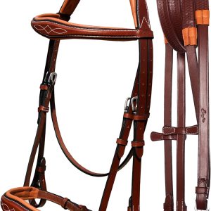 Equestrian Bridle ExionPro Leather Design Black-0