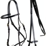 HORZE Leather Bitless Bridle for Horse-0