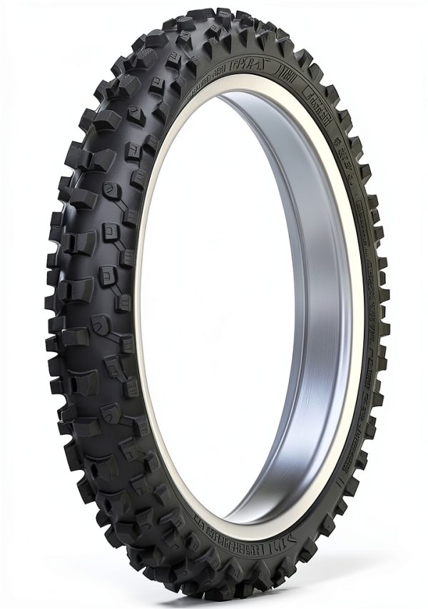 Dunlop 70/100x17 Asymmetrical Off‑Road Tire Block Design-0