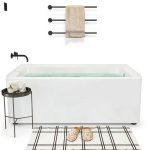 PeakPursuit 60x30 Inch Acrylic Drop In Bathtub with Right Drain-0