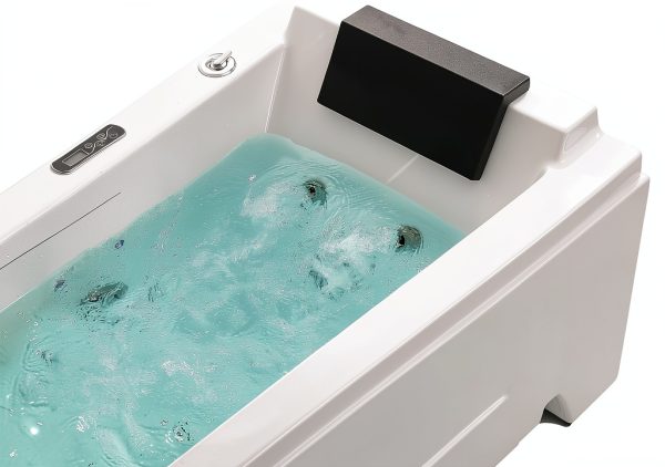 Whirlpool Bathtub Empava 67in Acrylic Drop-In with 9 Jets & LED Light-13