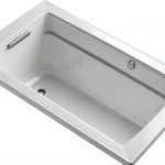 Kohler Archer Bathtub K-1122-GHW-0 White Drop-In Acrylic 60x30x19-0