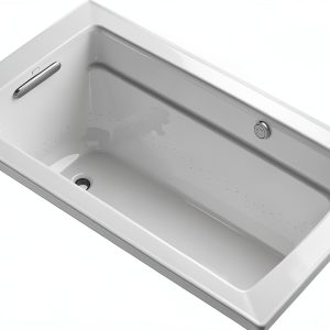 Kohler Archer Bathtub K-1122-GHW-0 White Drop-In Acrylic 60x30x19-0