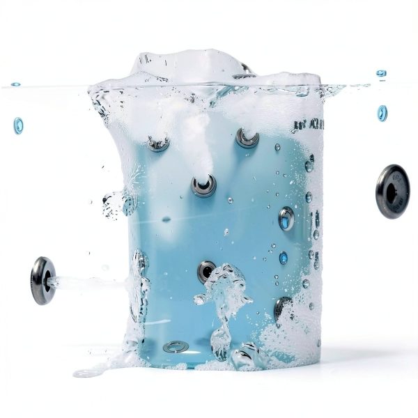 Whirlpool Bathtub Empava 67in Acrylic Drop-In with 9 Jets & LED Light-6