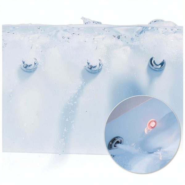 Empava Whirlpool Bathtub 72in Acrylic Spa with Massage Jets Model-4