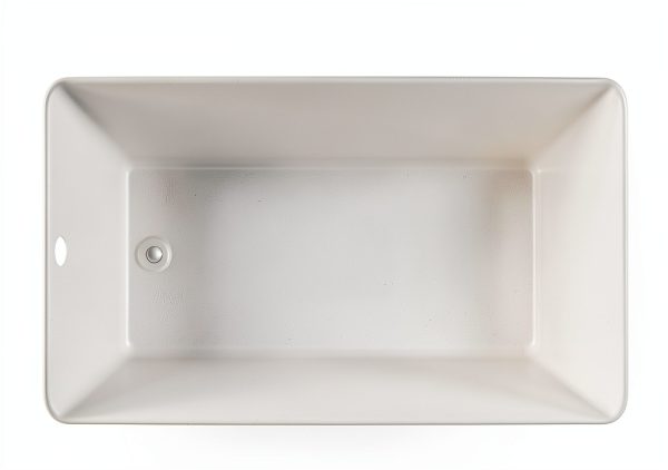 Kingston Brass VTPN673219T 67-Inch Acrylic Drop-In Tub, Glossy White-2