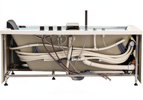 Empava Whirlpool Tub 59x29 Jetted Bathtub with 11 Jets Chromatherapy-12