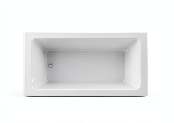 Kingston Brass VTPN673219T 67-Inch Acrylic Drop-In Tub, Glossy White-4