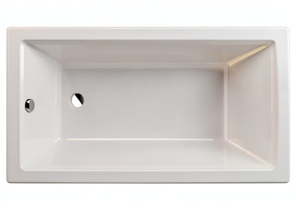 Duravit Bathtub Architec Drop-In 60" x 32" White Alpin Panel-0