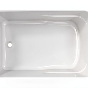 PROFLO PFS6036N Lansford 60" x 36" Drop In Acrylic Soaking Tub with Reversible Drain and Overflow - White-0