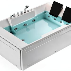 Empava Whirlpool Bathtub 72in Acrylic Spa with Massage Jets Model-0