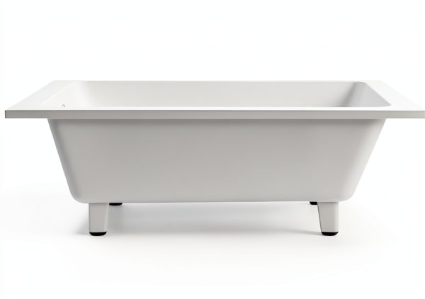 Kingston Brass VTPN673219T 67-Inch Acrylic Drop-In Tub, Glossy White-1