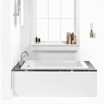 Drop-In Bathtub Fine Fixtures White Acrylic 60x30x19 Soaking Tub-0