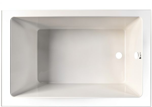 Fine Fixtures Tile-In White Bathtub 66x32x19 Right Acrylic-3