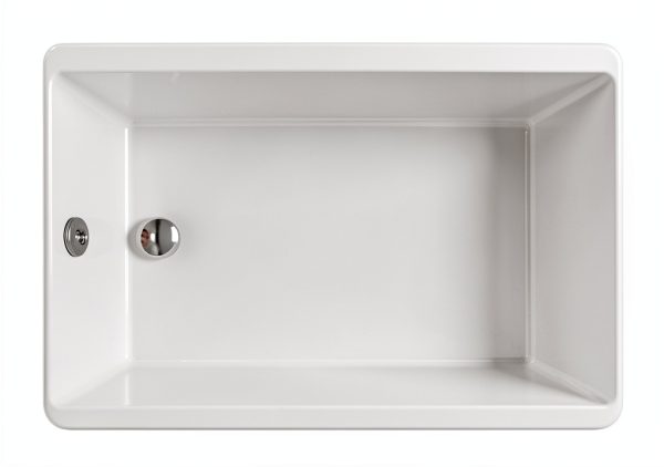 Drop-In Bathtub Fine Fixtures White Acrylic 60x30x19 Soaking Tub-2