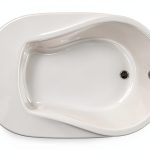 PROFLO Drop-In Acrylic Soaking Tub 60" x 42" White Rectangular Bathtub-0