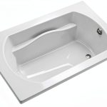 71281100-0 Lawson Series 7128 60-Inch x 42-Inch Bath with Reversible Drain, White-0