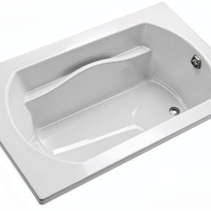 71281100-0 Lawson Series 7128 60-Inch x 42-Inch Bath with Reversible Drain, White-0