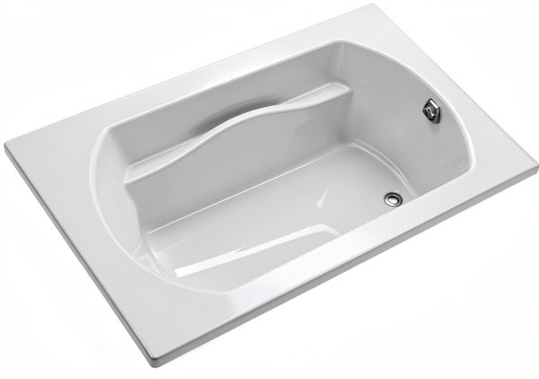 71281100-0 Lawson Series 7128 60-Inch x 42-Inch Bath with Reversible Drain, White-0