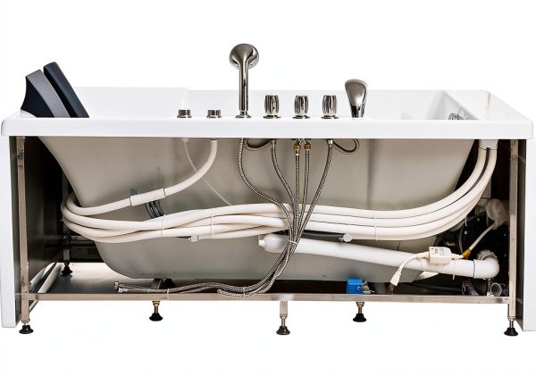 Empava Whirlpool Bathtub 72in Acrylic Spa with Massage Jets Model-10