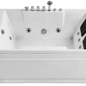Acrylic Whirlpool Bathtub Empava 72" Drop-In Spa with Massage Jets-0