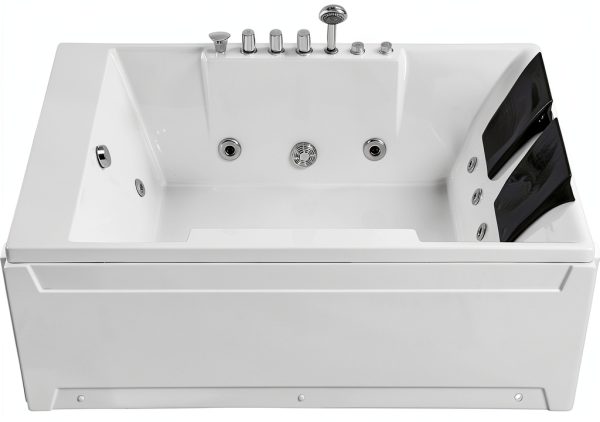 Acrylic Whirlpool Bathtub Empava 72" Drop-In Spa with Massage Jets-0