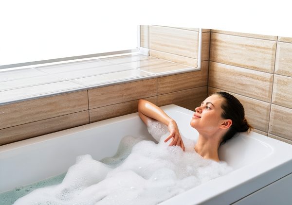 Drop-In Bathtub Fine Fixtures White Acrylic 60x30x19 Soaking Tub-4